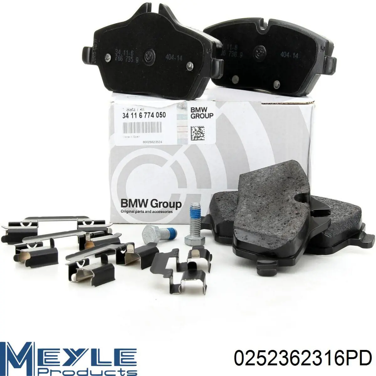 Pastillas de freno traseras 34121288889 BMW