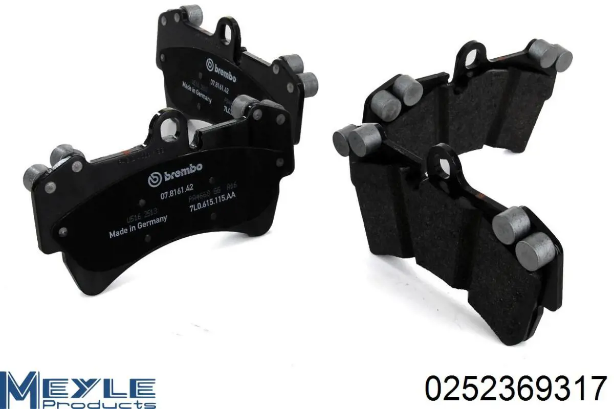 Pastillas de freno delanteras Necto FD7069A