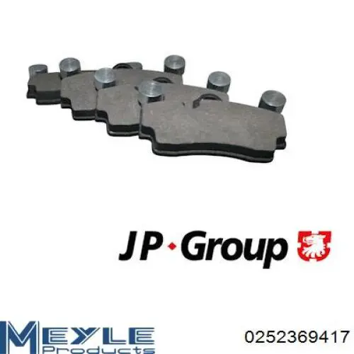 Pastillas de freno traseras 7L0698451 VAG