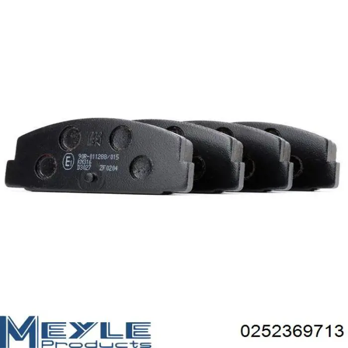 Pastillas de freno traseras BKYT2643ZB Mazda