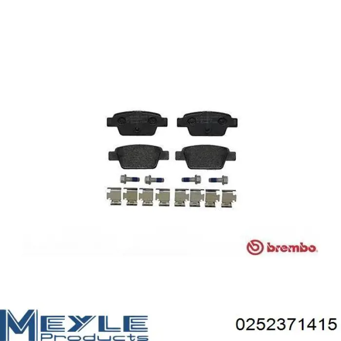 Pastillas traseras VALEO 301633
