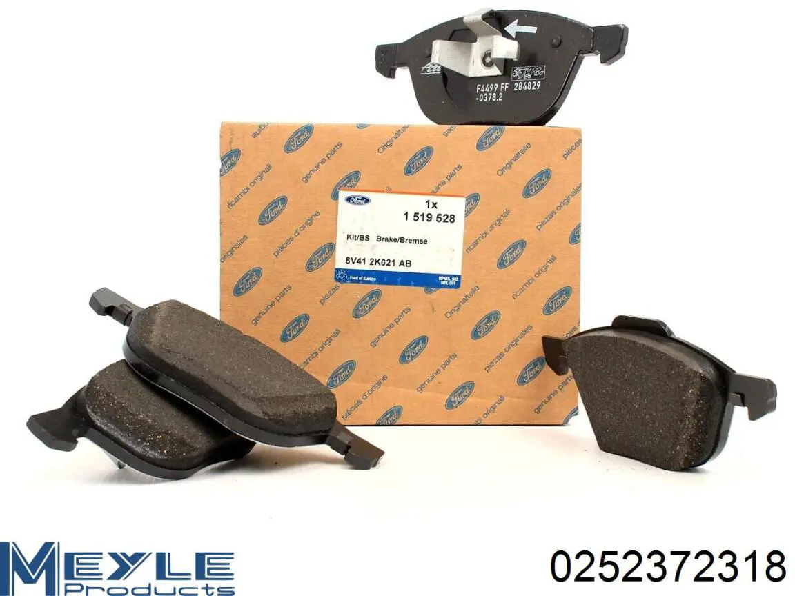 2600768 Ford Pastillas delanteras