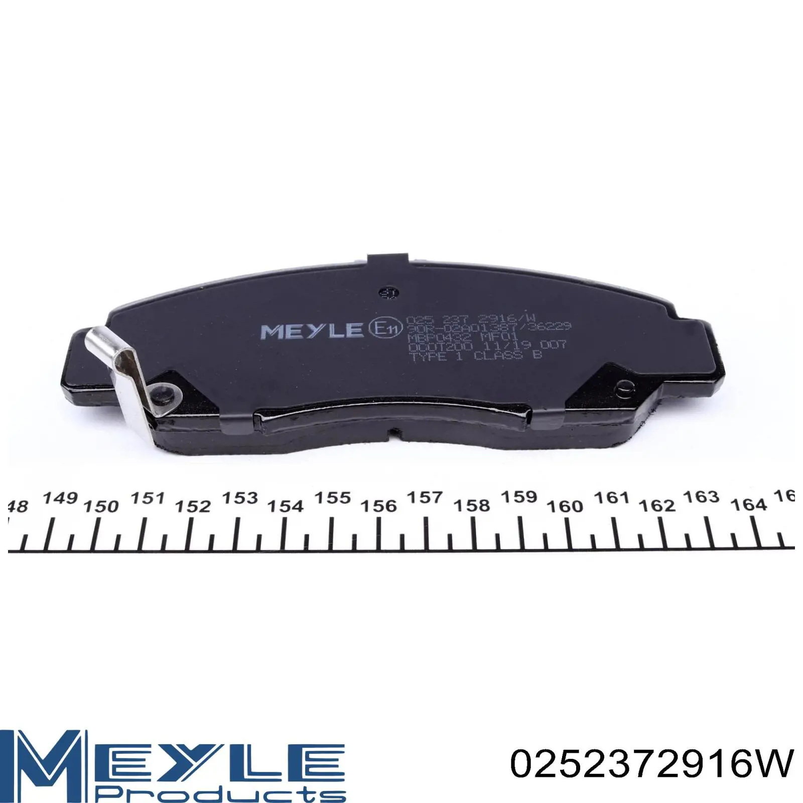 Comprar 0252372916W Meyle Pastillas delanteras de freno