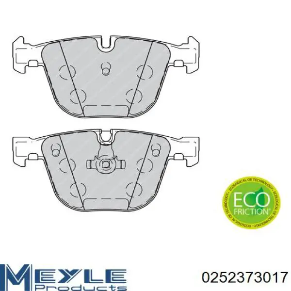 Pastillas de freno traseras FD7129A Necto