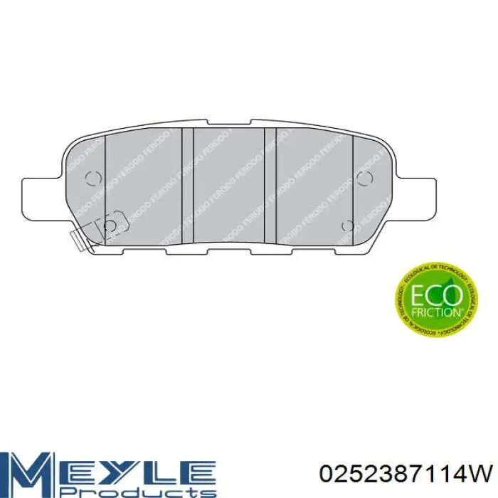 Comprar D4080JA01B Nissan/Infiniti Pastillas de freno traseras