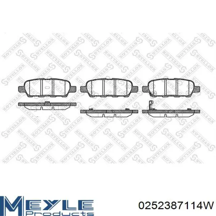 Comprar RD23871STD Rider Pastillas de freno traseras