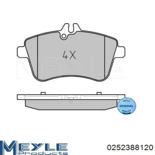 Comprar A1694201920 Mercedes Pastillas delanteras de freno