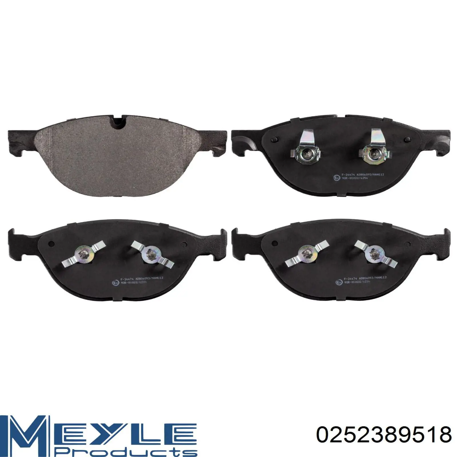 C2D3801 Jaguar Pastillas delanteras