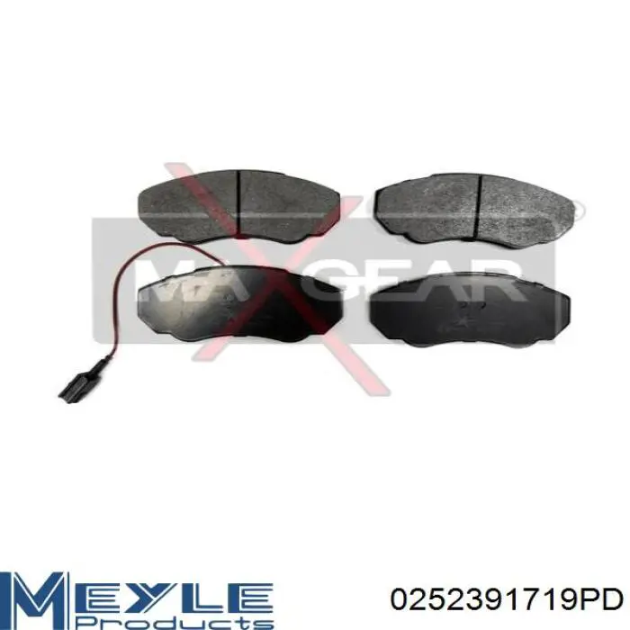 Pastillas de freno delanteras Fiat Ducato 2 230L