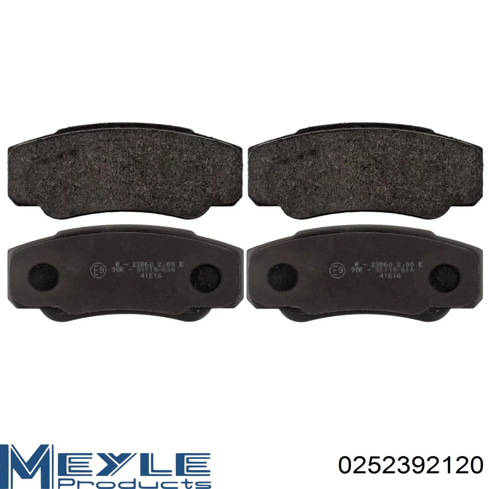 Pastillas de freno traseras FD6897V Necto