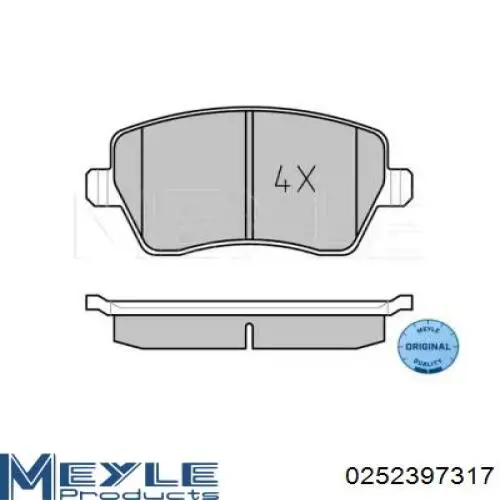 Pastillas de freno BPD1003 Jurid/Bendix