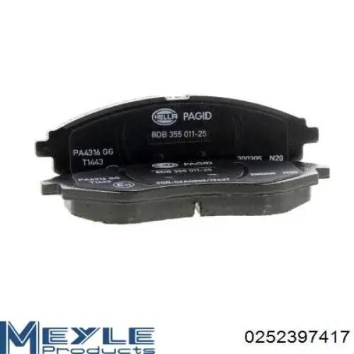 Comprar DBS3261 Hexen Pastillas delanteras de freno