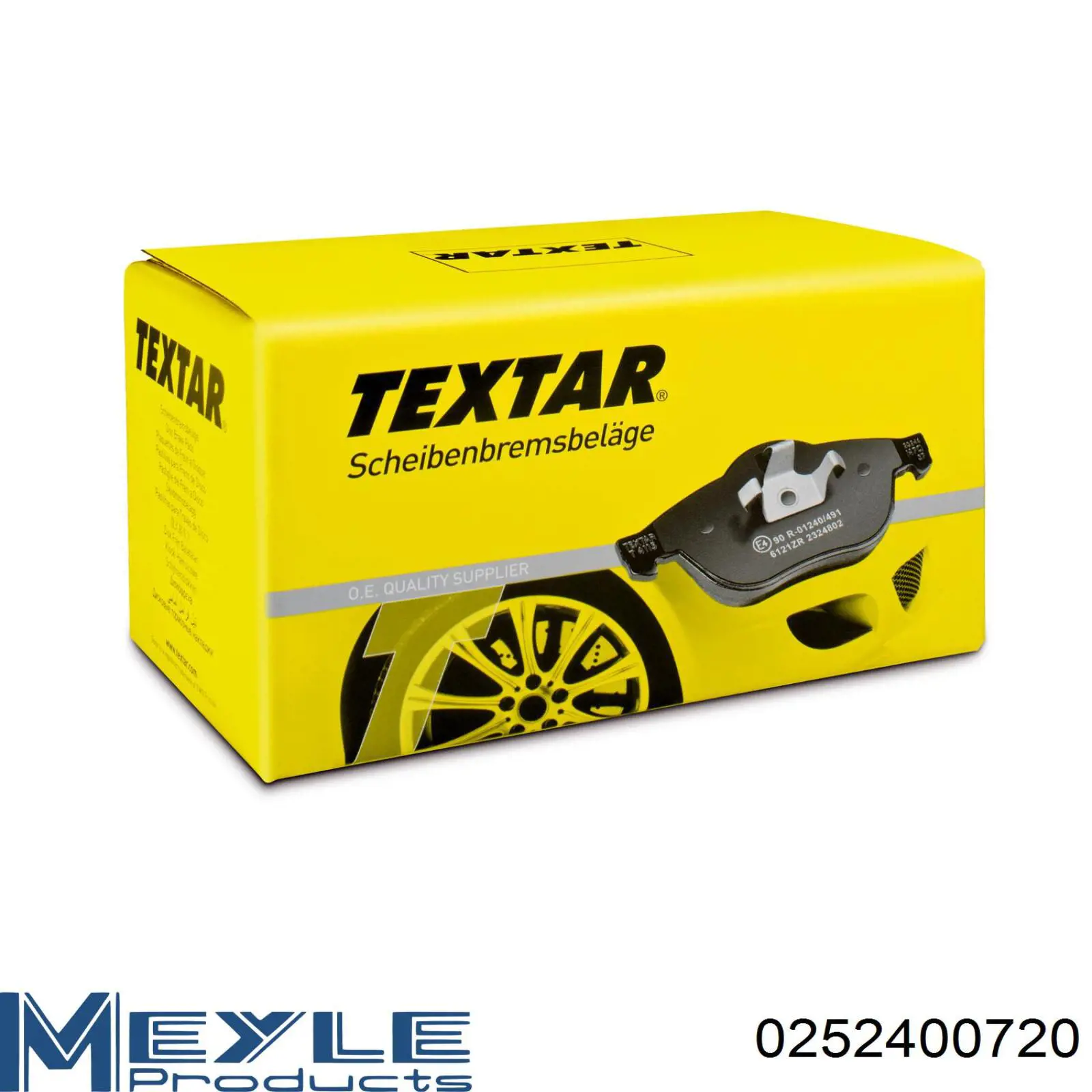 Pastillas de freno delanteras Meyle 0252400720