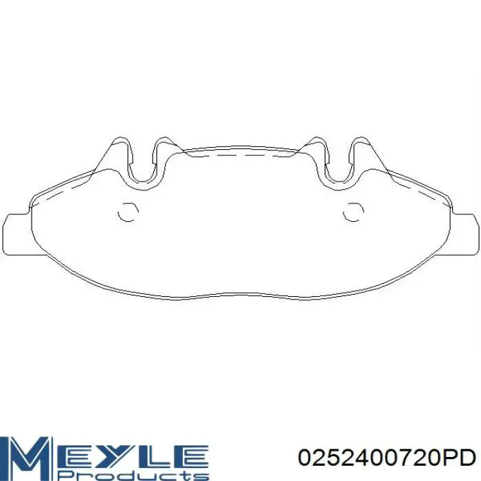 Pastillas de freno A6394200100 Mercedes