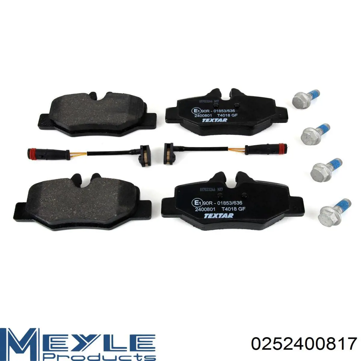 Comprar 0252400817 Meyle Pastillas de freno traseras