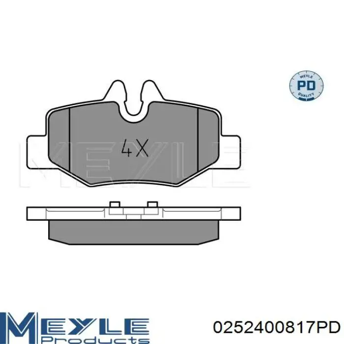 Comprar 0034208120 Mercedes Pastillas de freno traseras