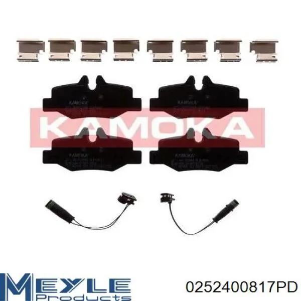Pastillas de freno traseras 0034208120 Mercedes