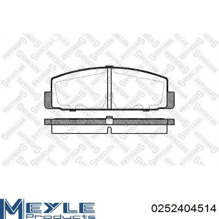 Pastillas traseras de freno Meyle 0252404514 precio, desde 18,97 EUR