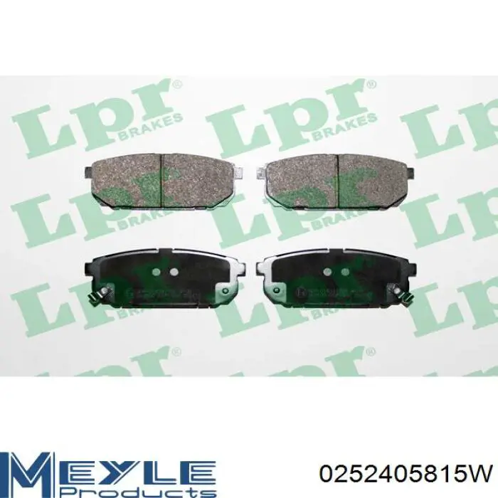 Pastillas de freno traseras 583023ED02 Hyundai/Kia