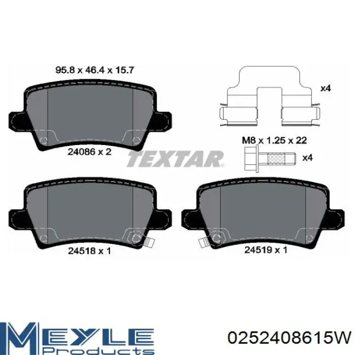 Pastillas de freno traseras 43022SMGE01 Honda