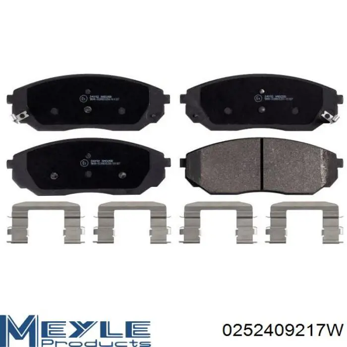 Pastillas de freno delanteras Hyundai/Kia S581013EE01