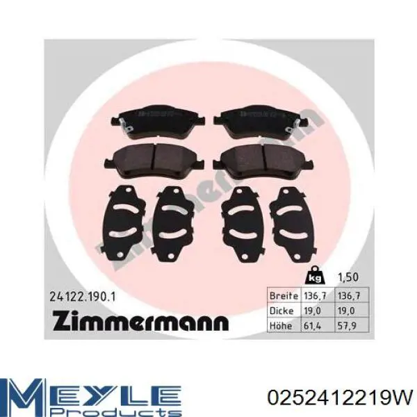 Pastillas de freno delanteras Toyota Corolla E12