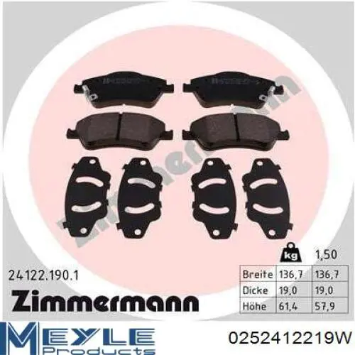 Pastillas de freno delanteras Toyota Corolla E12