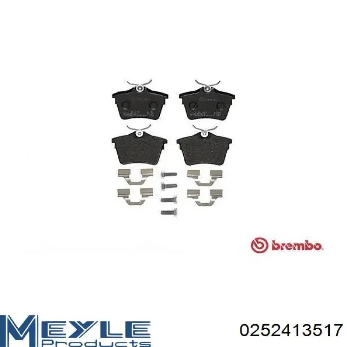 Pastillas de freno traseras ADP154219 Blue Print