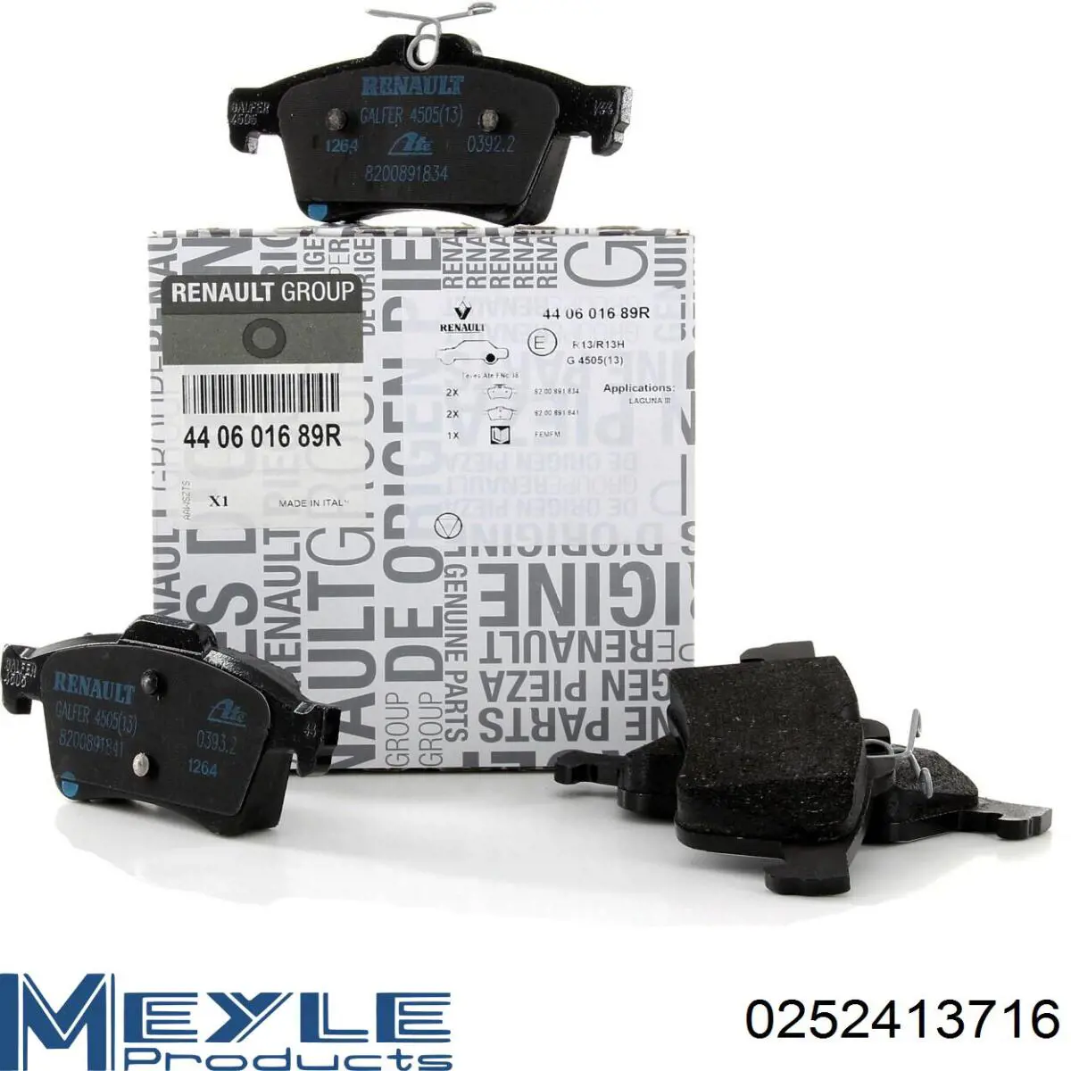 Pastillas traseras de freno Meyle 0252413716 precio, desde 20,06 EUR