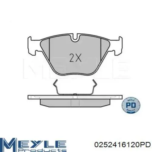 34116794917 Mercedes pastillas de freno delanteras