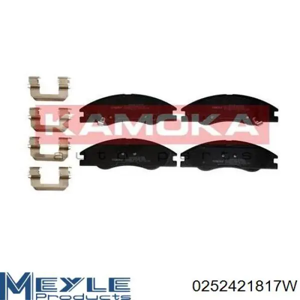 Pastillas de freno 581012FA10 Hyundai/Kia