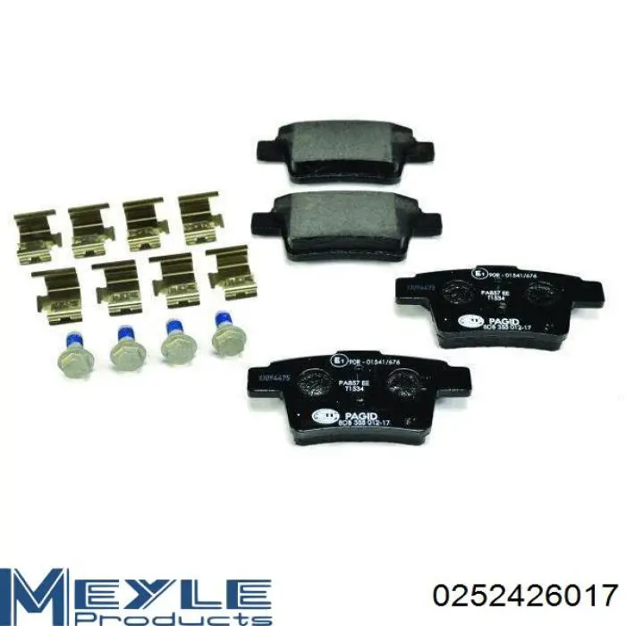 1037310 Ford Pastillas freno traseras