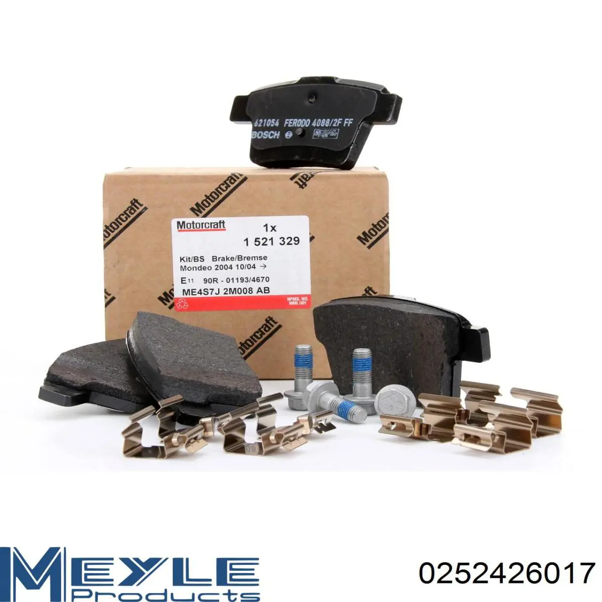 Pastillas traseras Ford 1037310