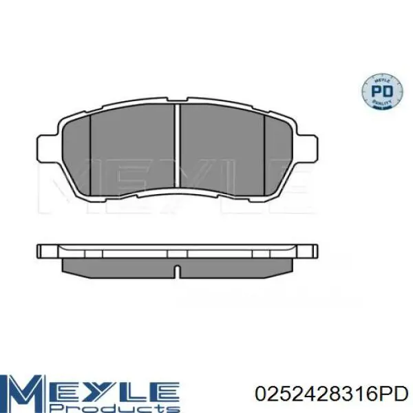Pastillas de freno 2614604 Ford