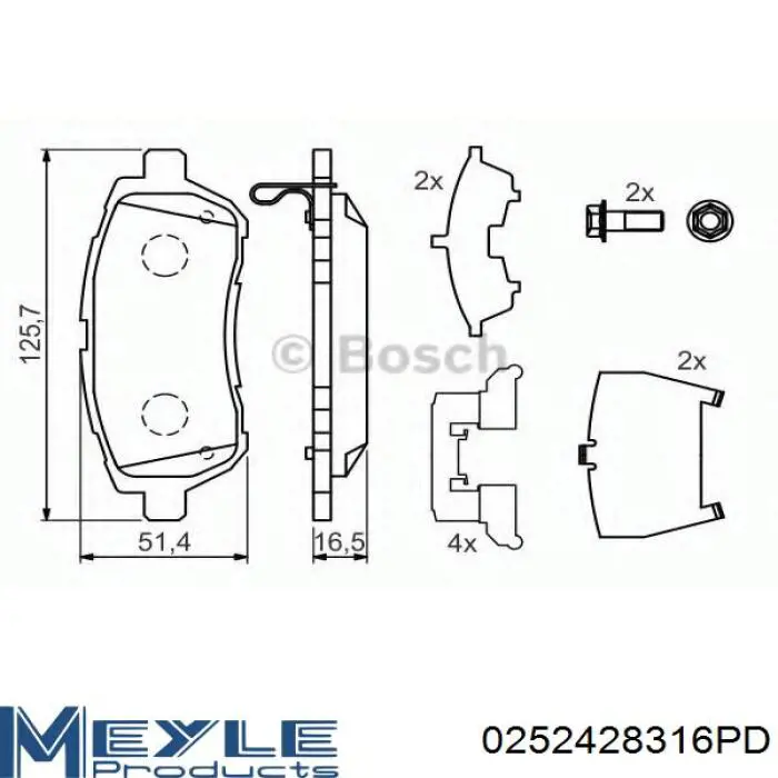 Comprar 2614604 Ford Pastillas delanteras de freno