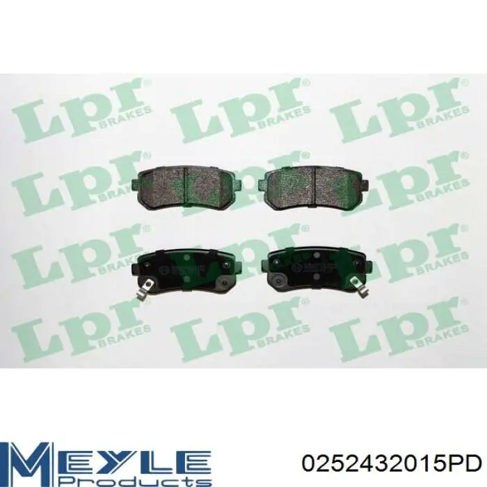 Pastillas traseras Mapco 69221