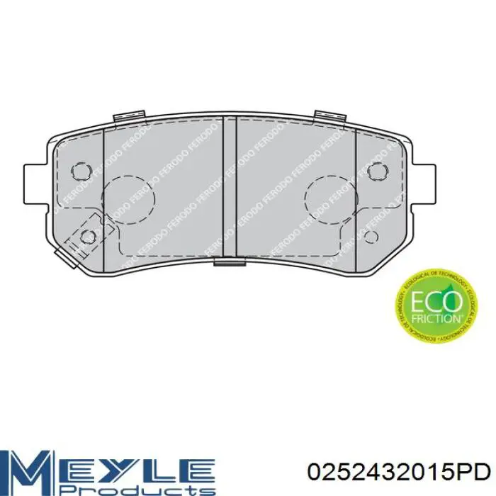69221 Mapco Pastillas freno traseras