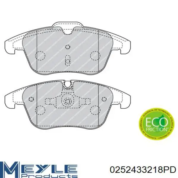 Pastillas de freno 1647863380 Peugeot/Citroen