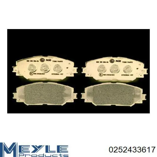04465AZ114 Toyota Pastillas delanteras
