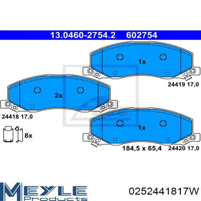 Pastillas de freno delanteras Opel 13237752