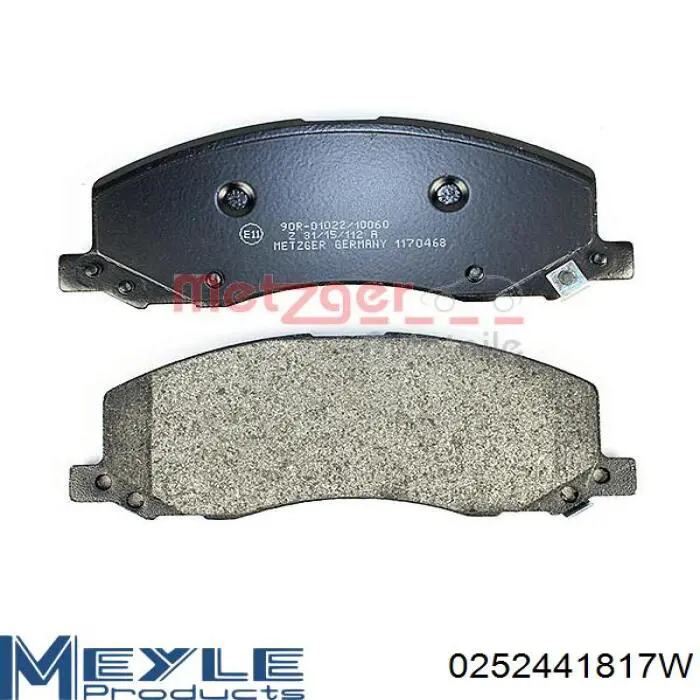 13237752 Opel Pastillas delanteras