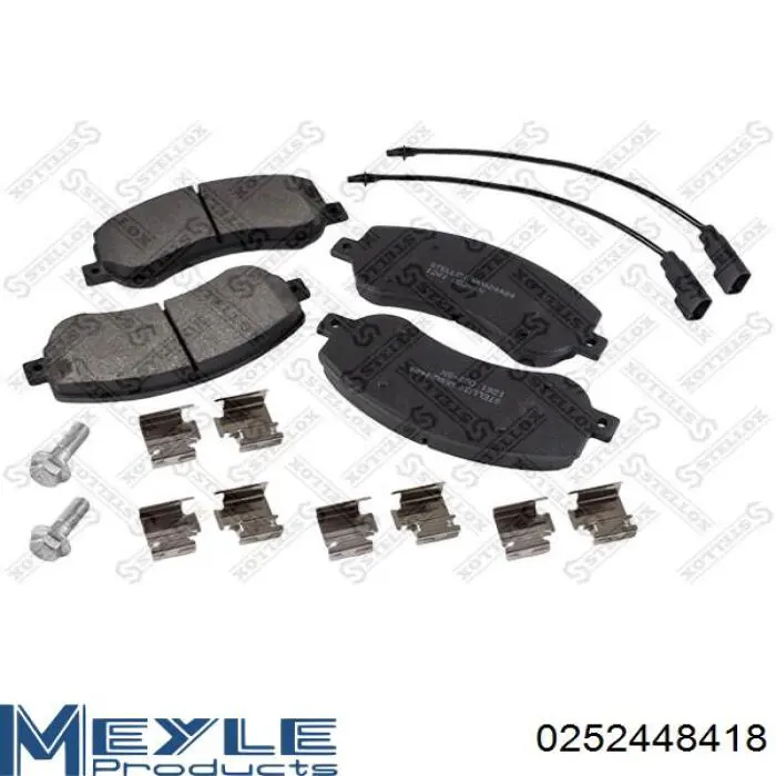 Pastillas de freno delanteras Meyle 0252448418