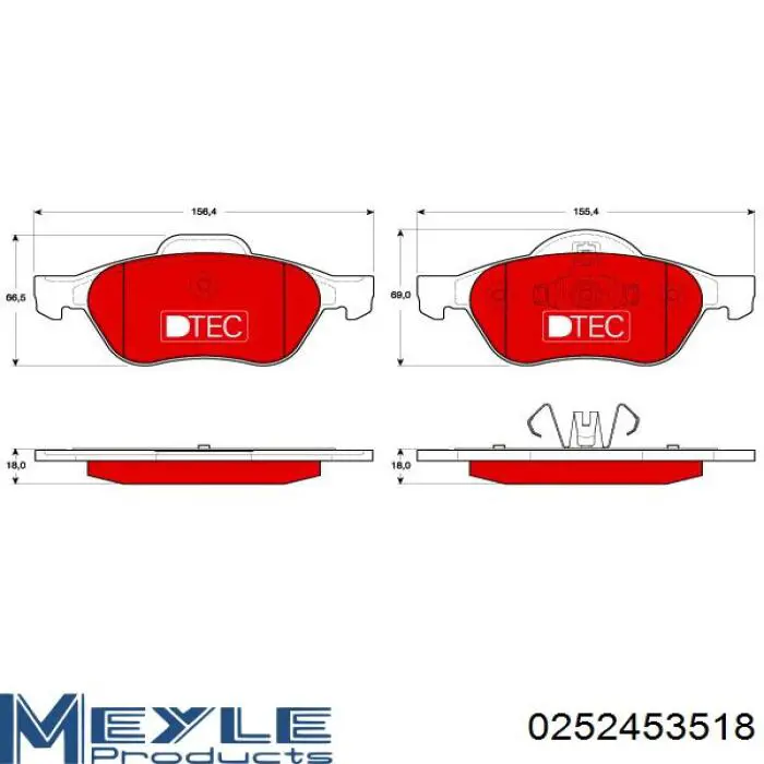 Comprar 7711946191 Renault (RVI) Pastillas delanteras de freno