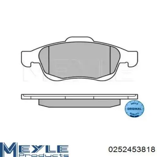 Pastillas de freno delanteras Citroen C4 UA