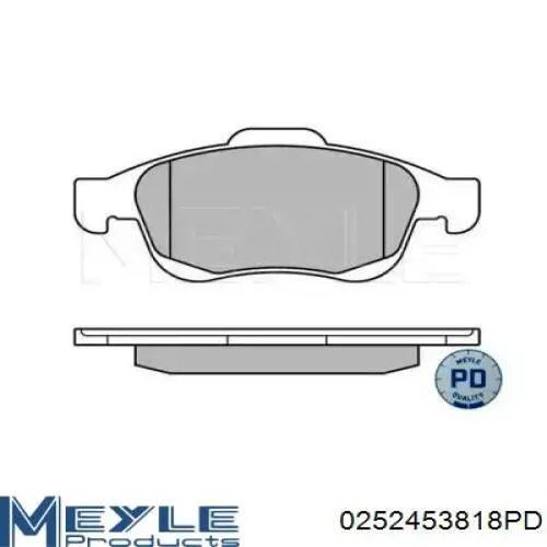Pastillas de freno delanteras Citroen C4 UA