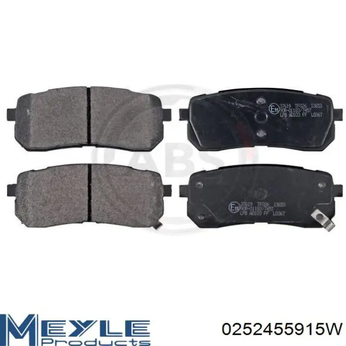 RMPK52 Mando Pastillas freno traseras