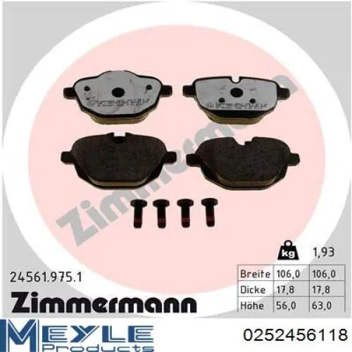 Pastillas traseras de freno BMW 34212449289 precio, desde 27,12 EUR