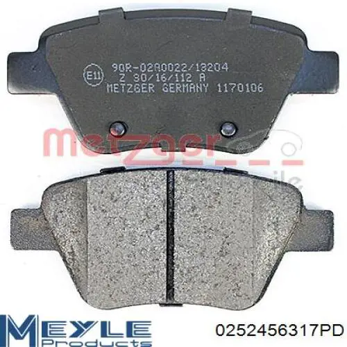 Pastillas de freno traseras Volkswagen Jetta 6 162, 163, AV3, AV2, AY2, AY3