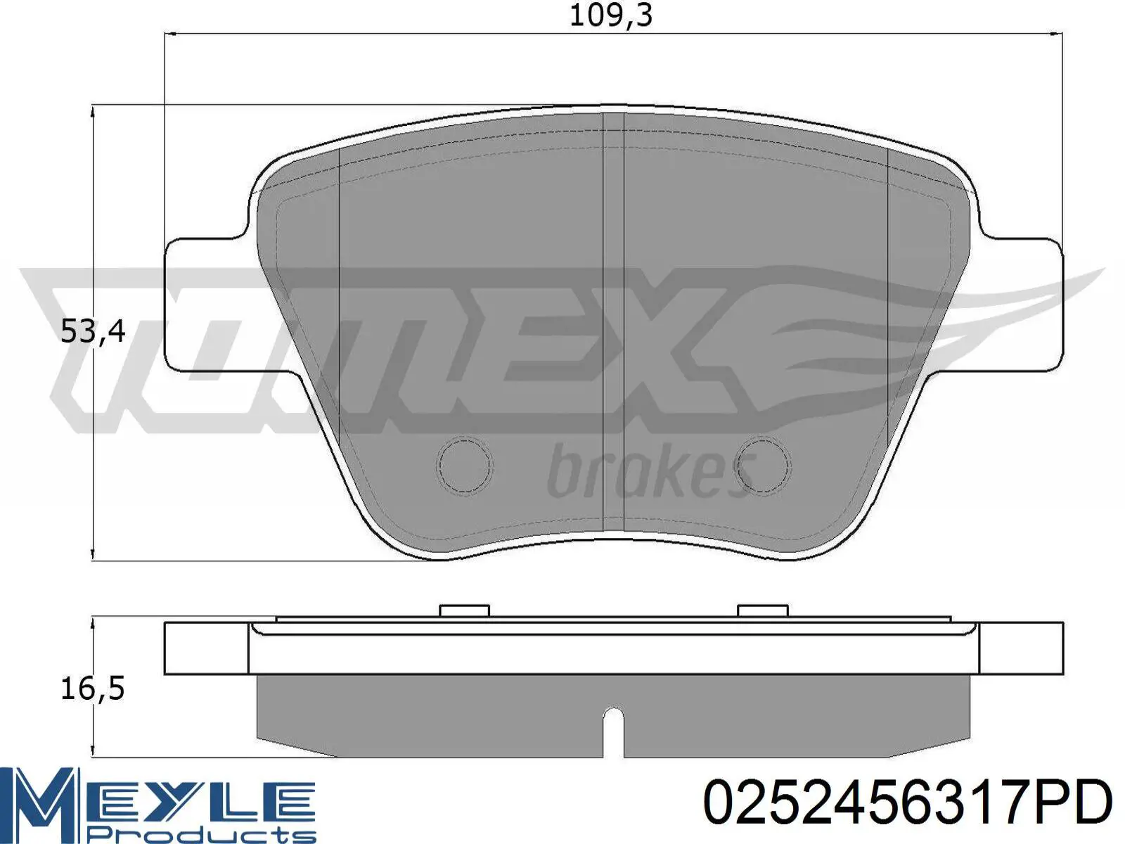 Pastillas de freno traseras Volkswagen Jetta 6 162, 163, AV3, AV2, AY2, AY3