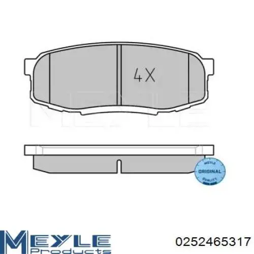 Pastillas de freno traseras HB590Y682 Hawk Performance
